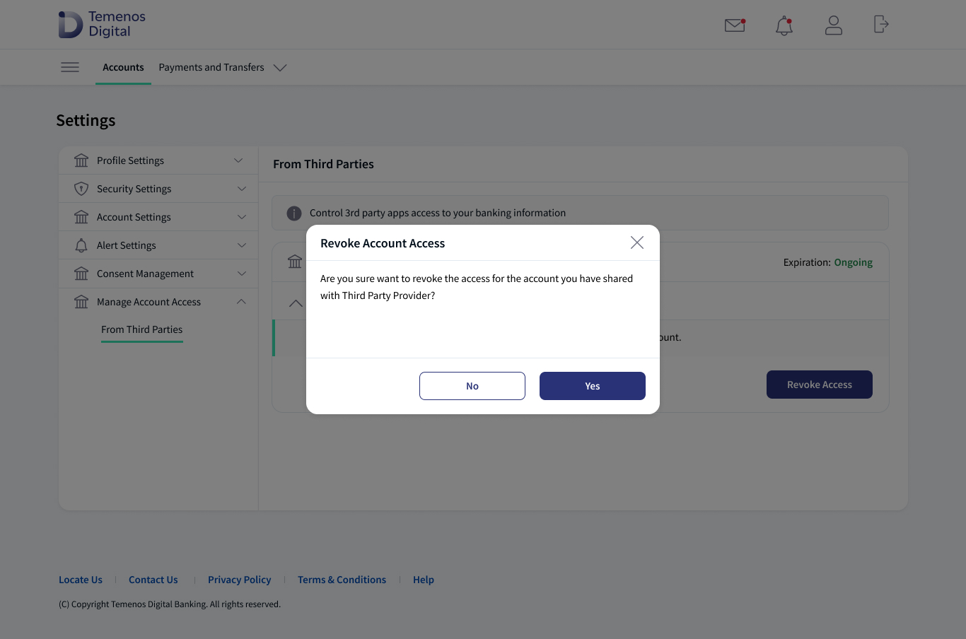 Revoke Account Access